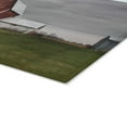 thumbnail image 5 of U R There Photography Mills Road Red I Rustic Farmhouse Tempered-Glass Cutting Board 8"x 11", 5 of 8