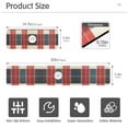 thumbnail image 3 of Yayeee Faucet Mat for Kitchen Sink 30" Diatomite Long Splash Guard Pad, Vibrant Red Tartan Pattern, 2 Pack, 3 of 7