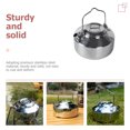 thumbnail image 5 of OUNONA Portable Stainless Steel Camping Tea Kettle, Plated Stovetop Water Pot for Outdoor Hiking and Travel, 5 of 8