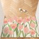 thumbnail image 4 of Felpudo de entrada de poliéster con diseño de tulipán, antideslizante, de doble cara, absorbente de agua y resistente a la suciedad, tapete de bienvenida recortable para entrada de casa, uso en inte, 4 of 5