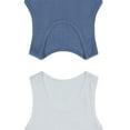 thumbnail image 5 of Buyless Fashion Boys Scoop Neck Tagless Undershirts Soft Cotton Tank Top  (6 Pack)  6-7, 5 of 7