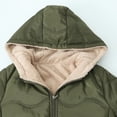 thumbnail image 4 of Women's Plus Size Winter Coat Recycled Puffer Jacket Warm Thicken Parka Overcoat with Removable Hood, 4 of 6