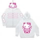 thumbnail image 1 of Hello Kitty Hello Kitty KT Gato Dibujos animados Enmascarado Cremallera Sudadera de Halloween Impresión digital 3D, 1 of 4