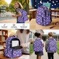 thumbnail image 2 of Kuiaobaty Skull Flower Print Backpack Set with Pencil Case for Teens Stars Moon Print Backpack and Lunch Bag Set with Multi Pockets Backpack and Water Bottle Bag for School, 2 of 7