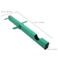 thumbnail image 2 of OFFIGAM Enrouleur de Sangle Cargo Enrouleur de Sangle Manuel Acier Vert 1 Pcs, 2 of 8