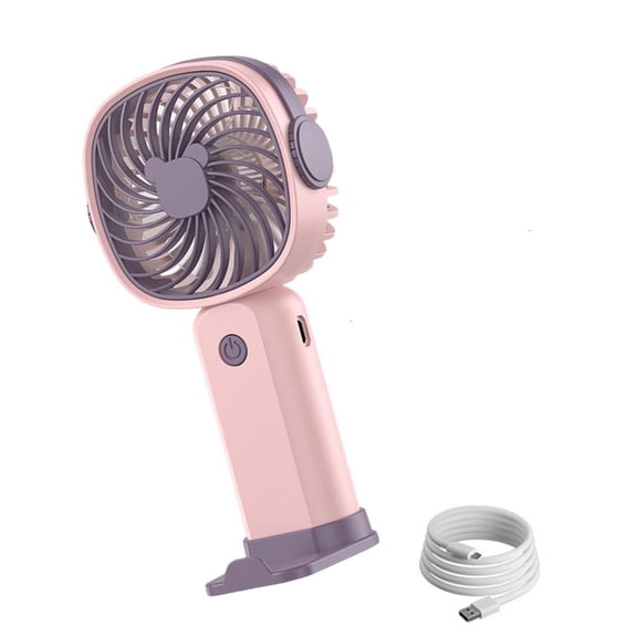 ZELVINN Portable Handheld Desk Mini Fan with Base 3 Speed Cooling Fan Light Weight Outdoor Personally Coolers Enduring