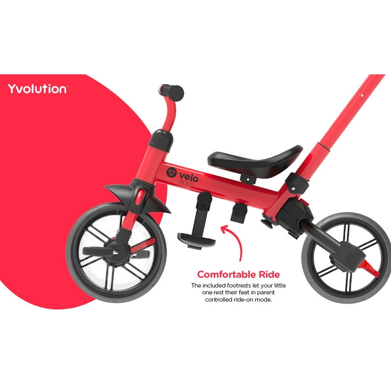 YVOLUTION Tricycledraisienne évolutive Yvelo Flippa Vert - Roulettoys