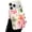 Floral Sea Animal, variant on Silicone Case for iPhone 14/iPhone 13 6.1", Aesthetic Cute Ocean Floral Printed Women Girls, Summer Flower Sea Turtle Pattern Design, Soft TPU Shockproof Leather Phone Cover for iPhone14