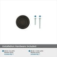 thumbnail image 4 of Amerock Ville 1-1/8 inch (29mm) Diameter Oil-Rubbed Bronze Cabinet Knob, 25 Pack, 4 of 4