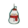 thumbnail image 2 of Christmas Hand Towel, Santa Design Wash Towel, Bathing Body Towel, Snowman Shape Hand Towel, Cute Santa Face Towel, Kitchen Dish Towel, Plush Christmas Handtowel for Bar, Household, 2 of 6