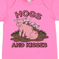 thumbnail image 4 of Inktastic Hogs and Kisses with Cute Pig Family Boys or Girls Baby Bodysuit, 4 of 5