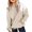 Khaki, variant on YunPes Girls Oversized Hoodie Trendy Color-Block Pullover with Kangaroo Pocket Kids Fall Winter Sweatshirt Outdoor Daily Tops