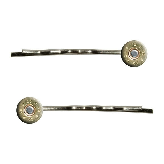 20 Gauge Bullet Shell - Ammo Bobby Pin Hair Clips