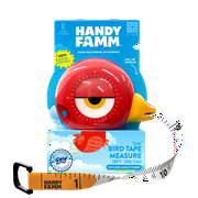 Handy Famm Red Bird 8ft Kids Tape Measure, Durable Materials, STEM Toys Boys and Girls, 3-6 Years