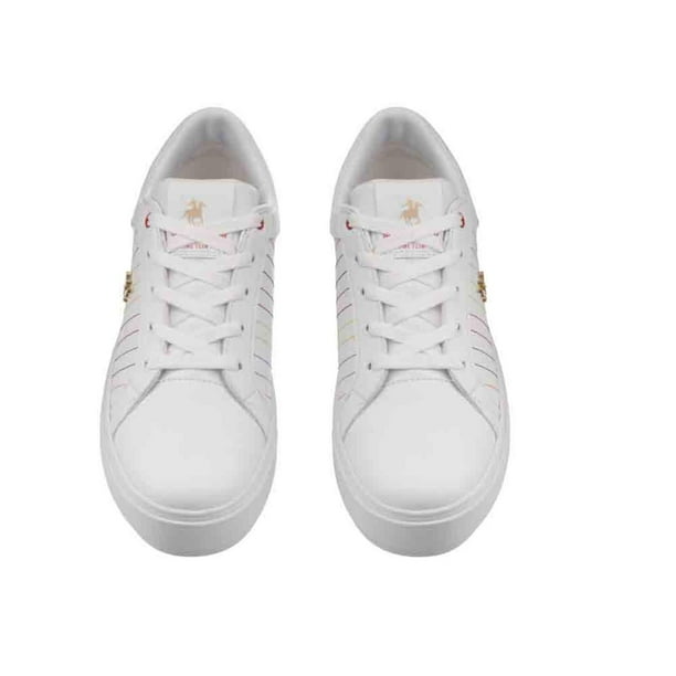 Tenis Mujer POLO CLUB Dama Blanco TIPO ESCOLAR Bodega