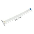 thumbnail image 2 of Uxcell Flexible Flat Cable, 30 Pins 0.02''mm Pitch 200mm FPC FFC Ribbon Cable  (B Type) 1pcs, 2 of 4
