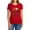 Red, variant on Superman Light of The Sun Women's T Shirt, Hot Pink, Large