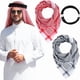 thumbnail image 1 of Pañuelo musulmán tipo shemagh con cuerda de aqel, kafiya y keffiyeh, para la cabeza, estilo Oriente Medio, táctico, para el desierto, 1 of 5