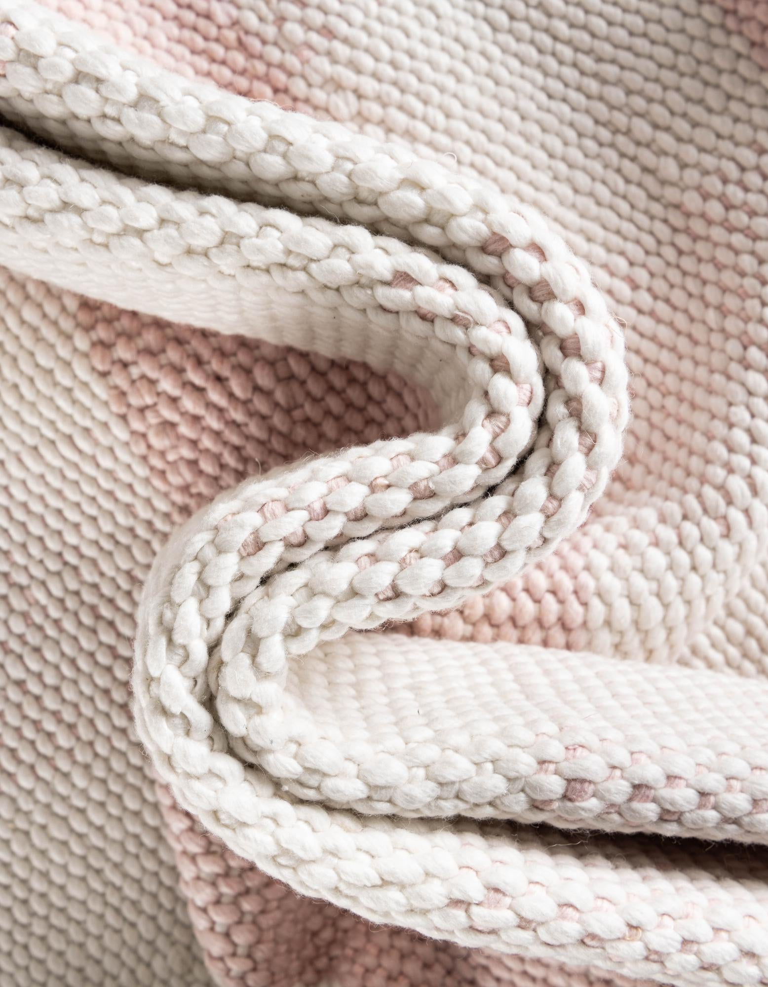 Unique Loom Eco Plaid Indoor Outdoor Washable Collection Area Rug - Balmoral (6' 1" x 9' Rectangle Pink/Ivory)