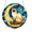 #A02-C, variant on Blue Moon & Stars Acrylic Suncatcher, Celestial Window Hanging for Sunlight Refraction, Handcrafted 2D Flat Moon Decor, Ideal for Mom, Garden Lovers & Botanical Home, Stained Glass Style
