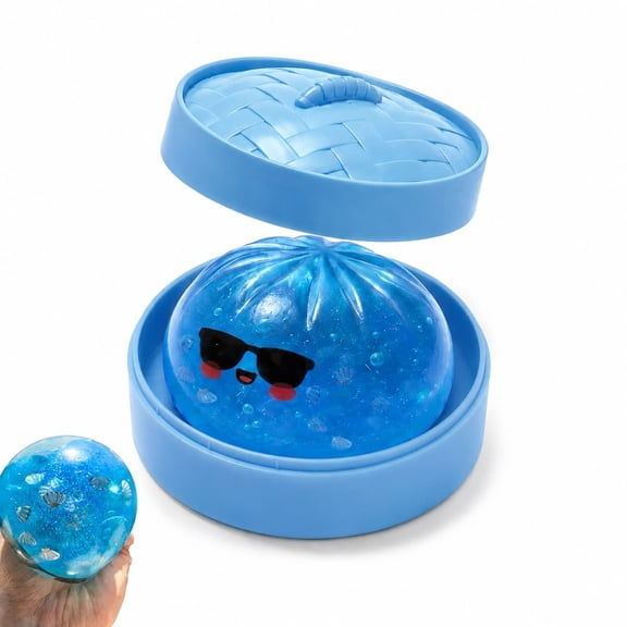 Dumpling Squish Squeezy Stress Toy Sensory Anxiety Relief Ball Birthday Present Gift for Kid