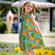 thumbnail image 5 of Fotbe Pineapple Vestido de Dormir para Niñas de 3 a 10 Años, Mangas Cortas, Estilo Princesa, Pijama Camisón con Mangas Voladas-Medium, 5 of 6