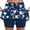 Navy, variant on Boho Floral Skorts for Women High Waisted Stretchy Tennis Skirts with Shorts Mini Summer Workout Skorts Milk Silk Soft Athletic Pickleball Skort Khaki L