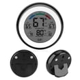 thumbnail image 3 of Termohigrómetro digital, Medidor de temperatura de humedad, pantalla táctil interior de higrómetro digital Termómetro LCD pantalla de luz de fondo con temporizador de cuenta atrás de cocina trase Ecomeon no, 3 of 6