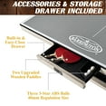 thumbnail image 6 of 9-ft Coventry Ping Pong Tennis Table, Official Size with Metal Net and Storage Drawer by Barrington, 6 of 7