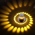 thumbnail image 4 of 3W Modern Design Recessed Round LED Hallway Downlight Lights Ceiling Spotlight Effect Adjustable Corridor Lamp Decoration Warm White 3000K ø55 mm, 4 of 5