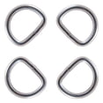 thumbnail image 4 of 10 - Country Brook Design® 1 inch Stainless Steel Welded D-Rings, 4 of 6