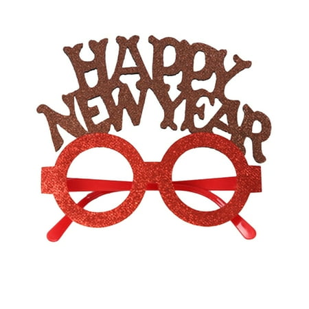 

LAWOR Christmas Decorations Christmas Glasses Festival Party Adult Creative Gifts School Children S Decorati Khaki