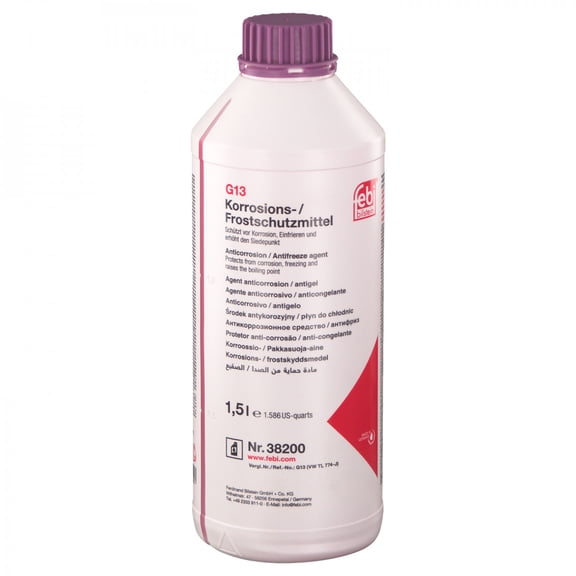 Febi Bilstein 38200 Coolant G13 Concentrate, Purple, 1.5 Liter