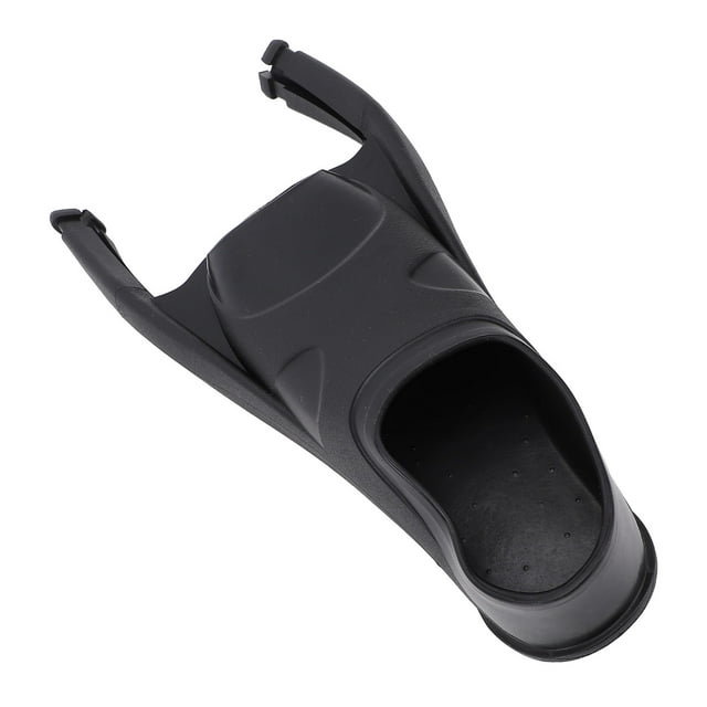 Freediving Fin Foot Pocket TPR Longblade Long Wing Diving Fin for Swimming Black