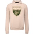 thumbnail image 2 of Men's Levelwear  Khaki Washington Nationals Mandate Buckler Tri-Blend Pullover Hoodie, 2 of 3