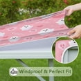 thumbnail image 6 of Premium Halloween Elastic Edge Tablecloth 36x36 Inch Square - Stretch Fit Design with Festive Seasonal Patterns for Table Protection, 6 of 6