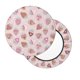thumbnail image 2 of Balery Strawberry Cake Fundas de asiento para taburete de bar redondo de tela de terciopelo ajustables que protegen de arañazos y manchas para sillas de 14 a 17 pulgadas.-12 inch, 2 of 7
