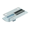 thumbnail image 2 of 50mm 2" Length Metal Spring Loaded Barrel Bolt Door Latch Lock Silver Tone, 2 of 4