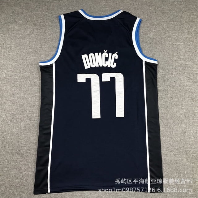 Embroidered Basketball Jersey Mavericks No. 77 Doncic Basketball Jersey Mavericks Jersey