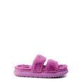 thumbnail image 5 of No Boundaries Women's 2 Band Slippers, Sizes 6-11, 5 of 5