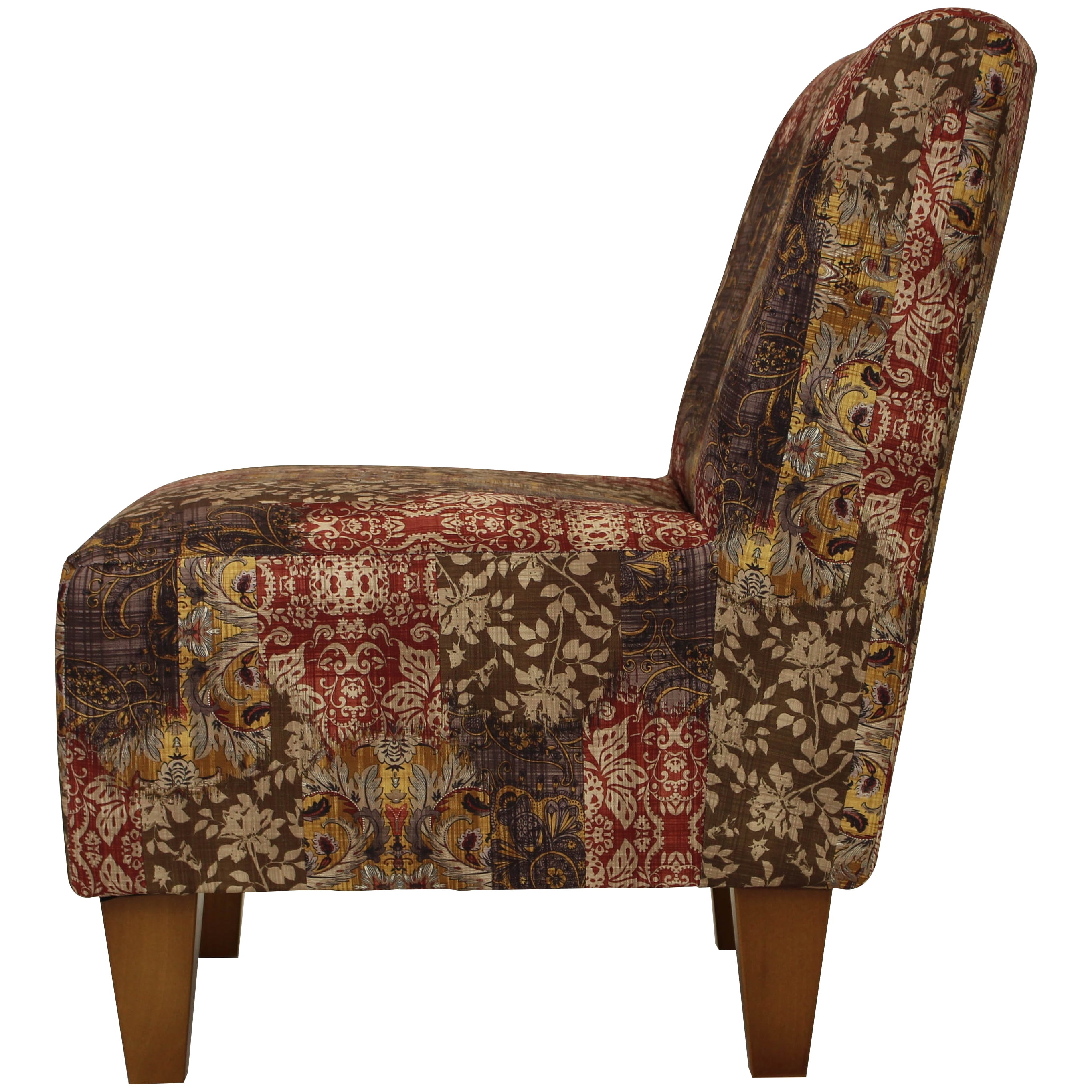 Fox Hill Trading Penelope Armless Slipper Chair, Toffee