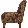 thumbnail image 5 of Fox Hill Trading Penelope Armless Slipper Chair, Toffee, 5 of 6