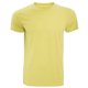 thumbnail image 1 of Russell - Camiseta básica entallada de manga corta para hombre - Verano/Playa/Piscina (Amarillo mezcla), 1 of 1