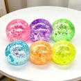 thumbnail image 4 of Glitter Stress Ball Squishy, Soft Slow Rising Sensory Fidget, Sparkly Squeeze Activity, Handheld Pinch and Knead Play, Fun Novelty Gift Idea, Party Favor, Home Travel Hobby Use, 4 of 5
