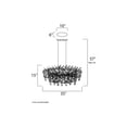thumbnail image 6 of 24206BCPC Maxim Lighting Comet - Seven Light Chandelier, 6 of 6