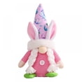 thumbnail image 1 of BOLLSLEY Easter Bunny Gnomes Decorations, Easter Gnome Home Decor Handmade Elf Plush Doll Rabbit Gnome Plush for Easter Table Ornament, 1 of 7