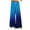 Blue, variant on USNSM Wide Leg Pants for Women Rainbow Colored Drawstring Stretchy Casual Pants Fall Baggy Hiking Palazzo Trousers Hot Pink XXL