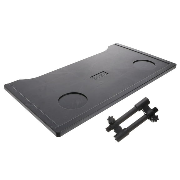 LEORX Wheelchair Tray with Cup Holder Detachable Table for Wheelchairs and Chairs Black plastic and