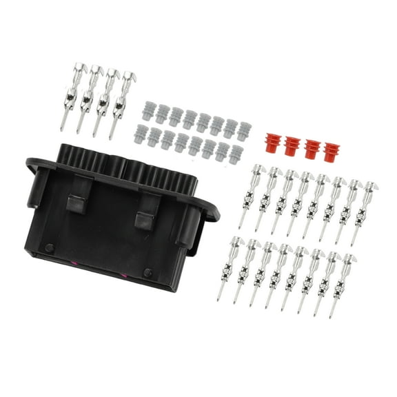 Unique Bargains 20 Pin Driver Door Harness Repair Connector Plug Waterproof for Seat No.5P0937702 1 Set
