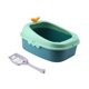 thumbnail image 4 of Bandeja de arena para gatos Yinane Caja de arena para mascotas semicerrado grande duradero Verde, 4 of 8